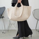 パール付き ヌビバッグ トートバッグ | mili an deni | 詳細画像9 
