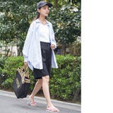 スクウェア刺繍ロゴビニールトート トートバッグ マルチストライプハンドル | mili an deni | 詳細画像18 