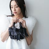 リボン編みバッグ サテンリボン ミニバッグ | mili an deni | 詳細画像11 