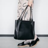 ポーチ付きフェイクレザートートバッグ ハンドバッグ ポーチセット | mili an deni | 詳細画像11