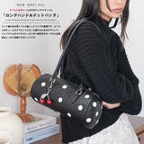 チャーム付きロングハンドルドットバッグ トートバッグ ショルダーバッグ | mili an deni | 詳細画像2