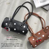 チャーム付きロングハンドルドットバッグ トートバッグ ショルダーバッグ | mili an deni | 詳細画像5