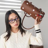 チャーム付きロングハンドルドットバッグ トートバッグ ショルダーバッグ | mili an deni | 詳細画像10