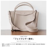 スクウェアフラップフェイクレザーバッグ ショルダーバッグ ハンドバッグ | mili an deni | 詳細画像3 