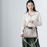 スクウェアフラップフェイクレザーバッグ ショルダーバッグ ハンドバッグ | mili an deni | 詳細画像10 