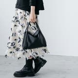 スクウェアフラップフェイクレザーバッグ ショルダーバッグ ハンドバッグ | mili an deni | 詳細画像12 