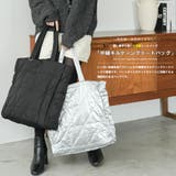 中綿キルティングトートバッグ ハンドバッグ ショルダーバッグ | mili an deni | 詳細画像2 