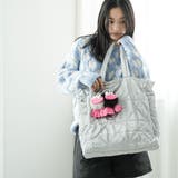 中綿キルティングトートバッグ ハンドバッグ ショルダーバッグ | mili an deni | 詳細画像10 