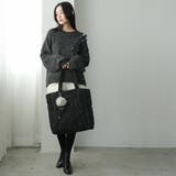 中綿キルティングトートバッグ ハンドバッグ ショルダーバッグ | mili an deni | 詳細画像15 