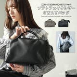3WAYソフトフェイクレザーバッグ 3WAY ショルダーバッグ | mili an deni | 詳細画像1 