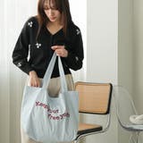 刺繍フォントトートバッグ レディース 刺繍 | mili an deni | 詳細画像16 