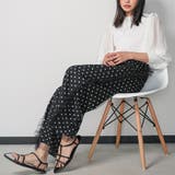 レディース パンツ ドットサイドチュールパンツ | mili an deni | 詳細画像12