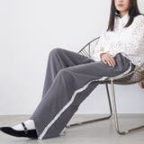 ワイドパンツ レディース サイドフリル | mili an deni | 詳細画像7 