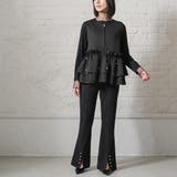 裾パールスリットパンツ フロントスリット フレア | mili an deni | 詳細画像10 