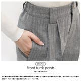 コットンリネンタックショートパンツ フレア ボトムス | mili an deni | 詳細画像4 