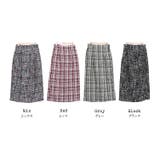 ミックスツィードタイトスカート バックスリット ミモレ丈 | mili an deni | 詳細画像14 