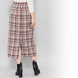 ミックスツィードタイトスカート バックスリット ミモレ丈 | mili an deni | 詳細画像10 