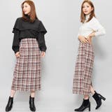 ミックスツィードタイトスカート バックスリット ミモレ丈 | mili an deni | 詳細画像11 