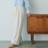 ツータックストレートパンツ ワイドパンツ レディース | mili an deni | 詳細画像6 