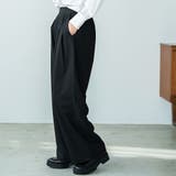 ツータックストレートパンツ ワイドパンツ レディース | mili an deni | 詳細画像10 
