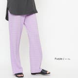 楊柳風ジャガードワイドパンツ ロング丈 M | mili an deni | 詳細画像8 