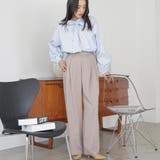 ピンストライプ ストレートパンツ レディース | mili an deni | 詳細画像14 