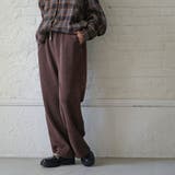 コーデュロイ裏フリースボンディングパンツ 裏起毛 ストレッチ | mili an deni | 詳細画像12 