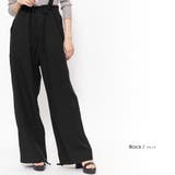 ブラック | アーミーサロペット オールインワン サイドスリット | mili an deni