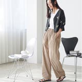 タックコクーンチノパンツ レディース パンツ | mili an deni | 詳細画像17 