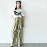 フロントボタンワイドパンツ ロング丈 ボトムス | mili an deni | 詳細画像15 