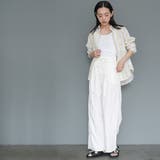 リボン刺繍ワッシャー加工イージーパンツ ロング丈 ボトムス | mili an deni | 詳細画像9 