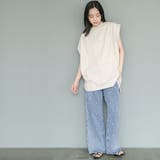 ハート刺繍デニムパンツ ロング丈 ボトムス | mili an deni | 詳細画像11
