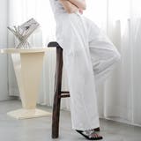 ミリタリーカーブパンツ ロング丈 フロントタック | mili an deni | 詳細画像8 