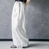 グラデーションイージーワイドパンツ ロング丈 ボトムス | mili an deni | 詳細画像8 