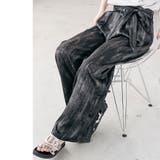 グラデーションイージーワイドパンツ ロング丈 ボトムス | mili an deni | 詳細画像13 