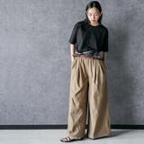 スカーフ付き ミリタリーワイドパンツ ロング丈 | mili an deni | 詳細画像12 