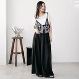 スカーフ付き ミリタリーワイドパンツ ロング丈 | mili an deni | 詳細画像21 