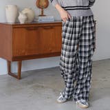 ネルチェックイージーパンツ ロング丈 イージーパンツ | mili an deni | 詳細画像8 