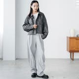 スウェットカーブパンツ ロング丈 イージーパンツ | mili an deni | 詳細画像13 