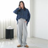 スウェットカーブパンツ ロング丈 イージーパンツ | mili an deni | 詳細画像14 