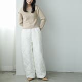 ダイヤキルト裾ドロスト中綿パンツ ロング丈 防寒パンツ | mili an deni | 詳細画像13 