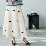 リボン付き フレアスカート レディース | mili an deni | 詳細画像10 