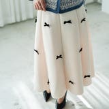 リボン付き フレアスカート レディース | mili an deni | 詳細画像11 