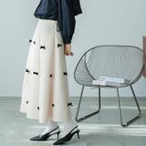 リボン付き フレアスカート レディース | mili an deni | 詳細画像12 