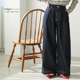 ウェストタックデニムパンツ レディース ワイドパンツ | mili an deni | 詳細画像6