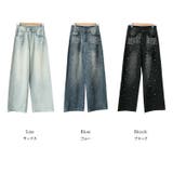 パール付き デニムパンツ レディース | mili an deni | 詳細画像19