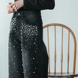 パール付き デニムパンツ レディース | mili an deni | 詳細画像16