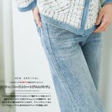 シャイニー ストレート デニムパンツ | mili an deni | 詳細画像2