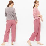 バックスリットテーパードパンツ センターシーム ロング丈 | mili an deni | 詳細画像9 