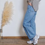 ハイウェストセミワイドパンツ デニムパンツ ジーンズ | mili an deni | 詳細画像11